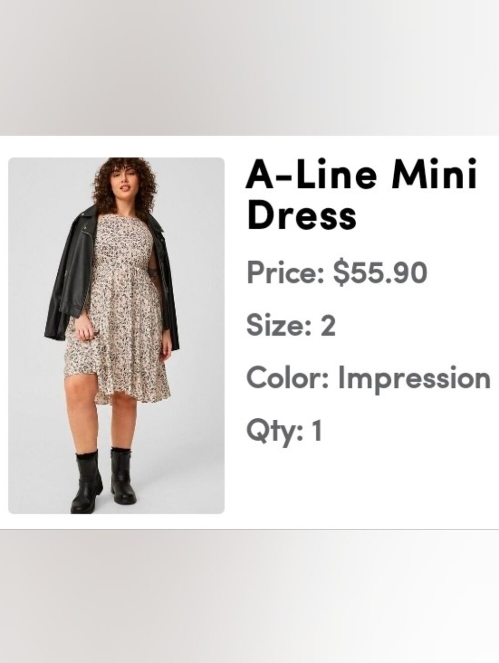 Torrid Sleeveless High-Neck A-Line Mini Dress